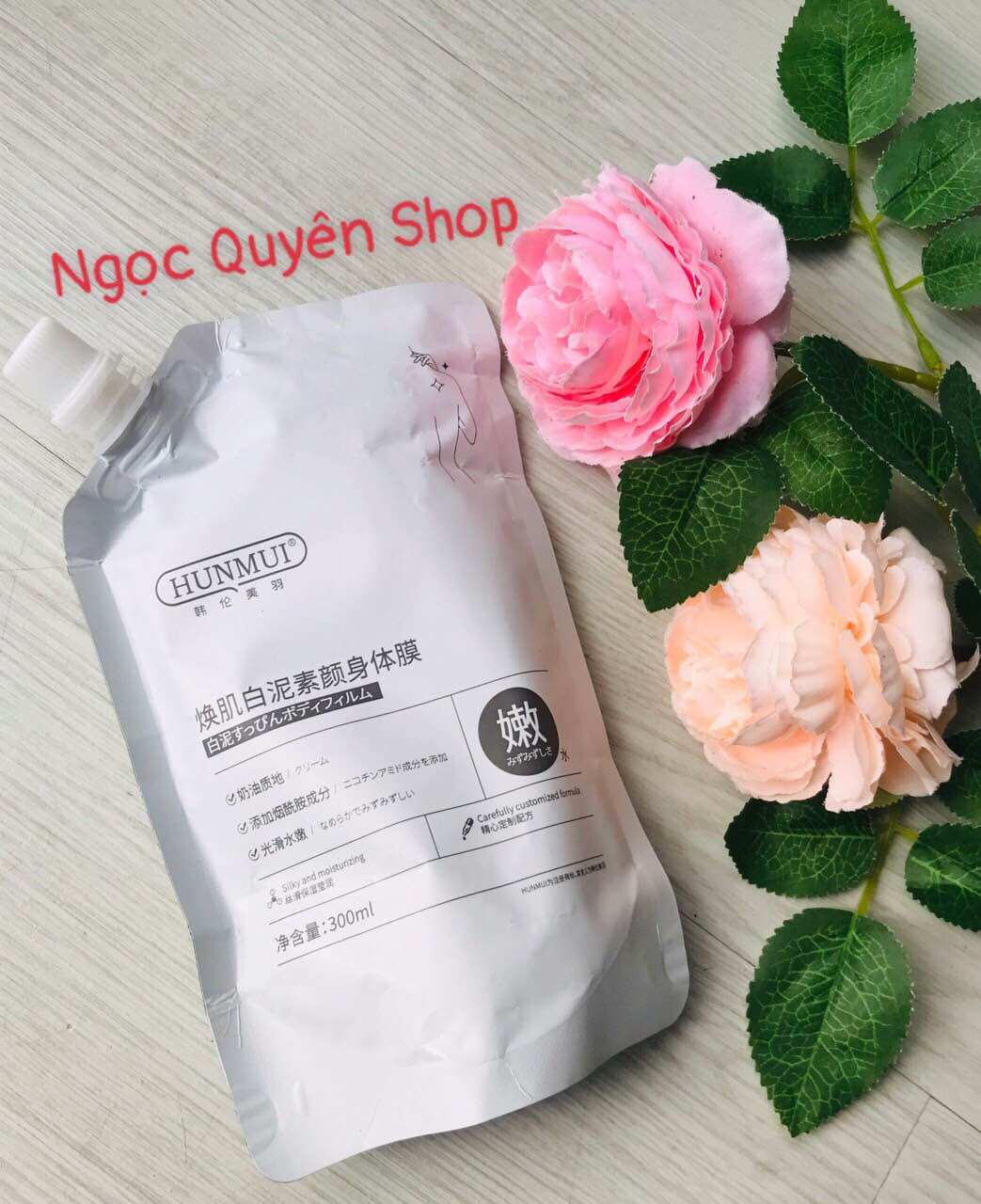 Kem ủ trắng Hunmui-Kem tắm trắng body Hunmui