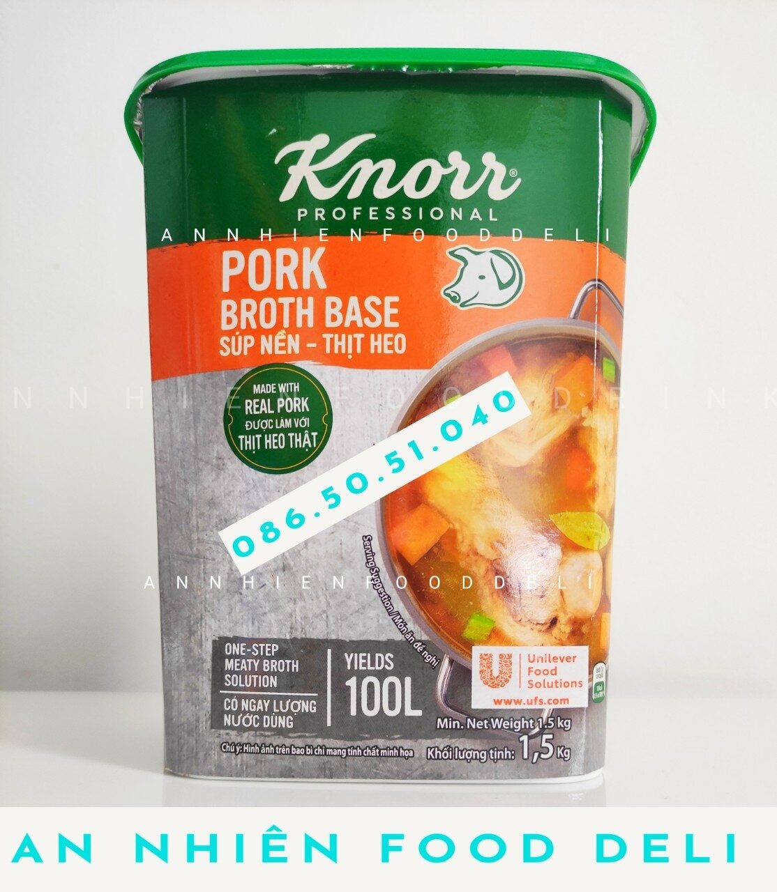 100 Gram Súp Nền Thịt Bò Knorr Unilever Beef Broth Base