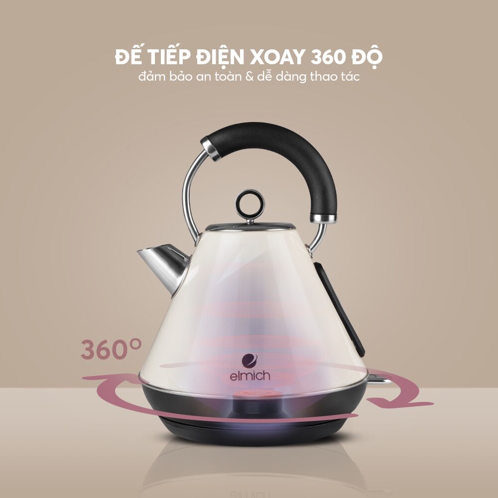 Ấm đun nước siêu tốc Elmich 1,8L KEE 1778 Mẫu mới nhất