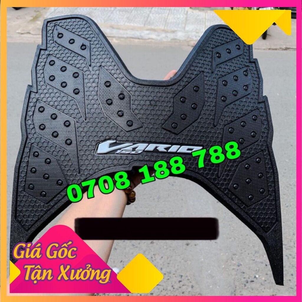 Lót chân vario150/125 cao su kiểu - thảm cao su vario - phụ kiện xe vario