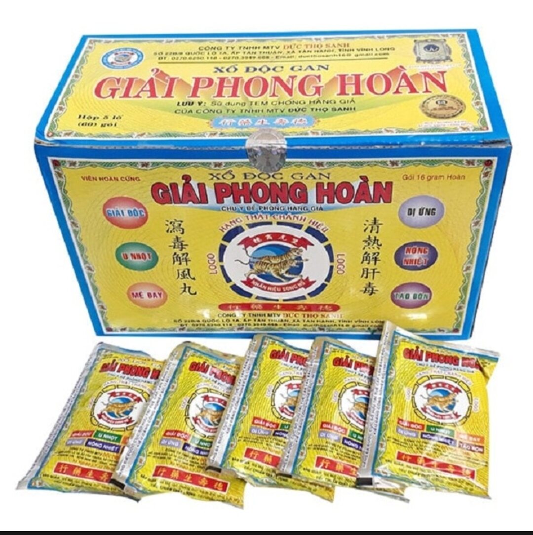 Xổ độc gan-giải phong hoàn - 1 gói