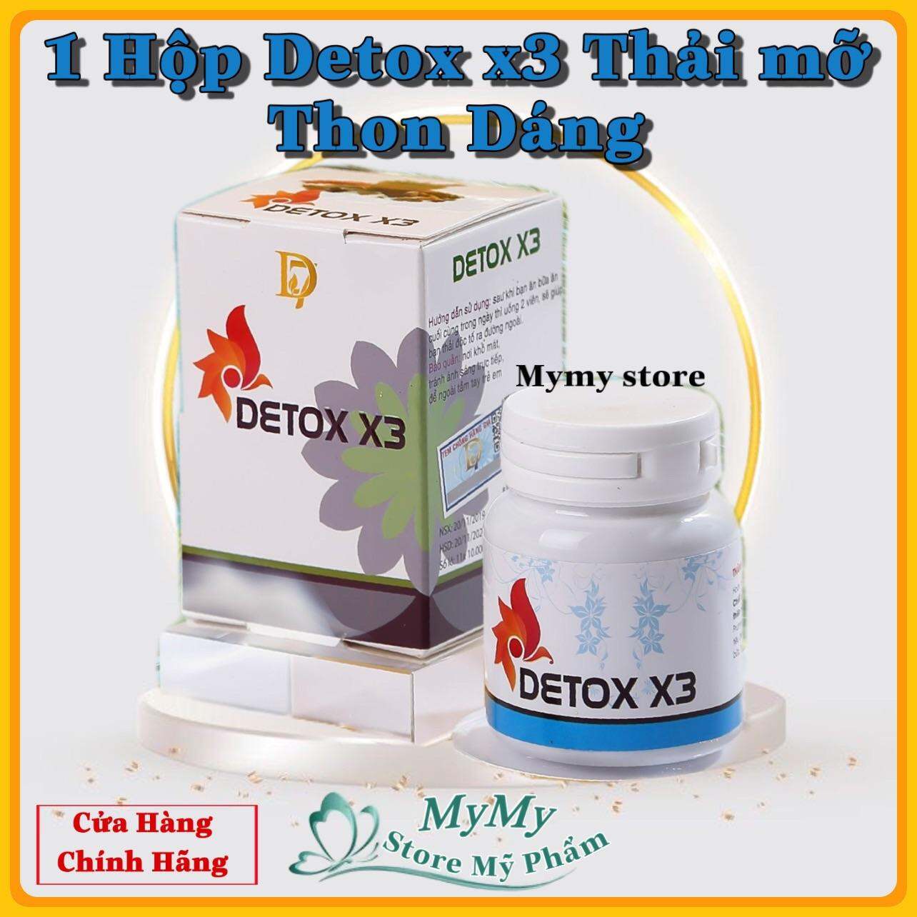 1 Hộp Nguyên Detox X3 Thải mỡ