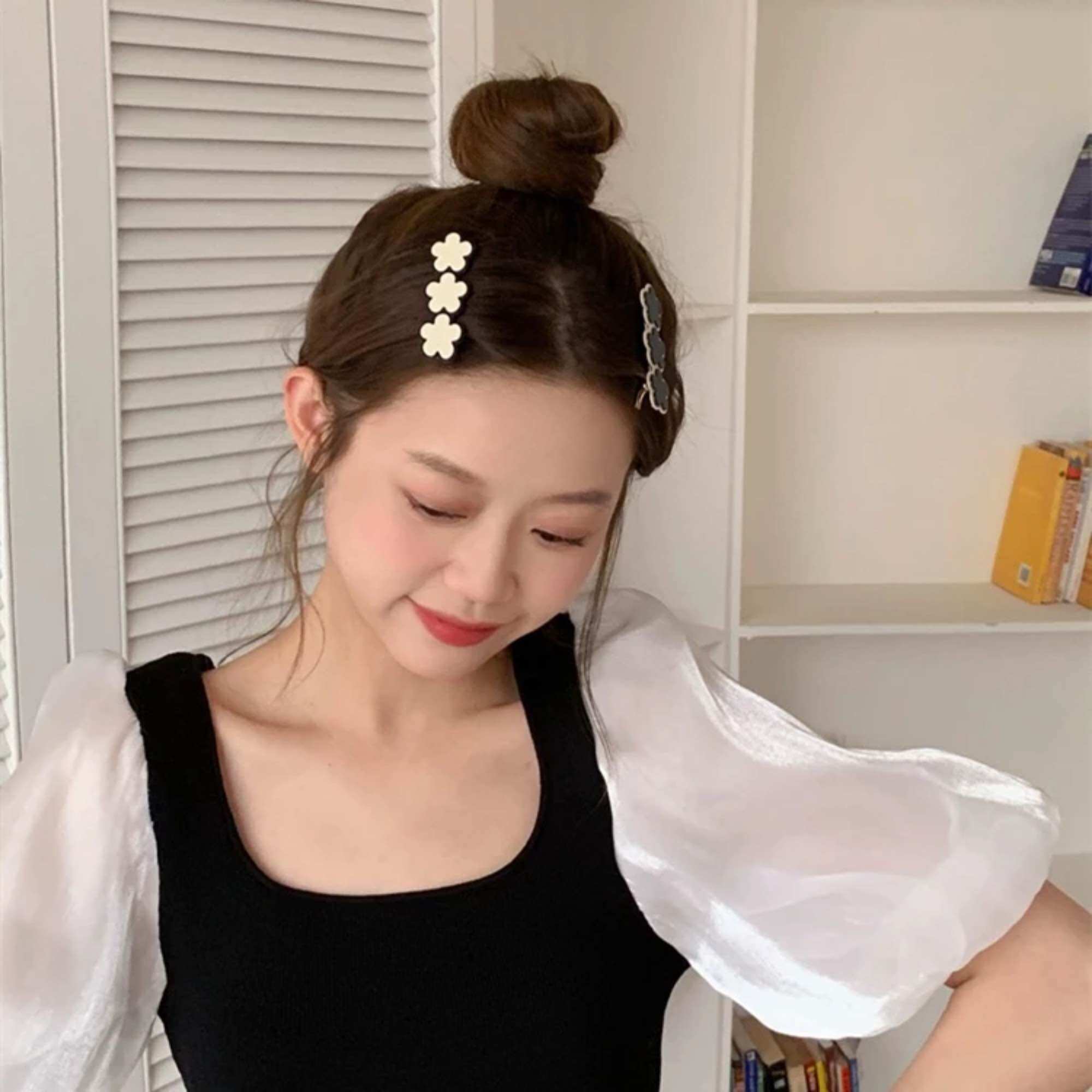 Kẹp tóc mái phong cách hàn quốc