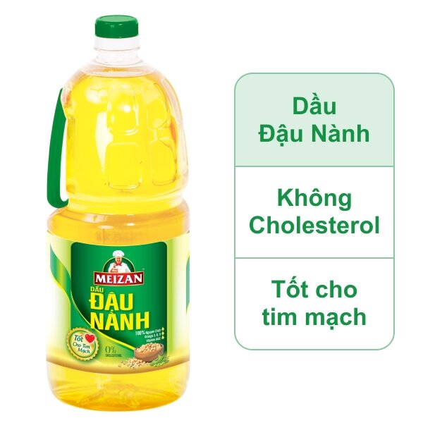 Dầu đậu nành Meizan can 2 lít