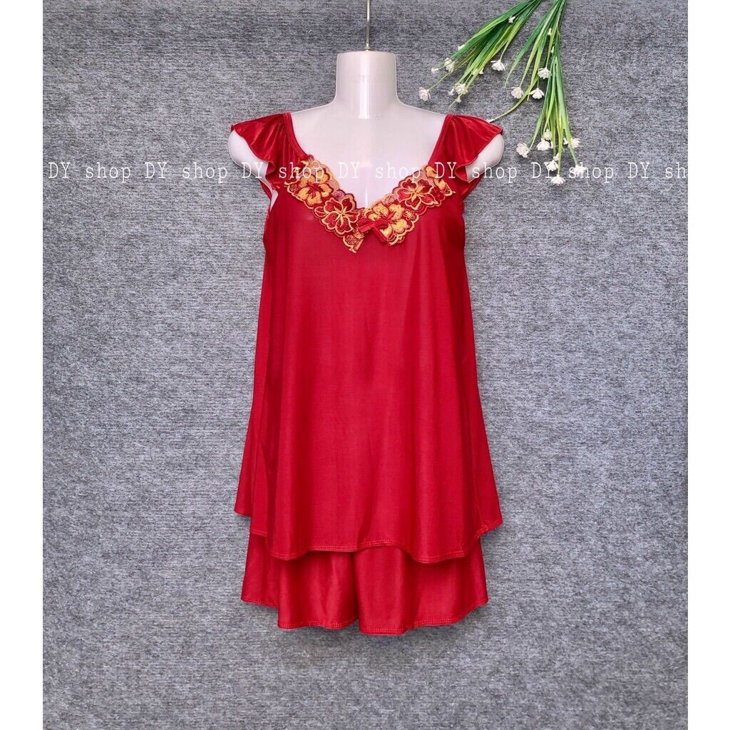 [Có size 45-75kg] Bộ đùi thun lạnh tay cánh tiên