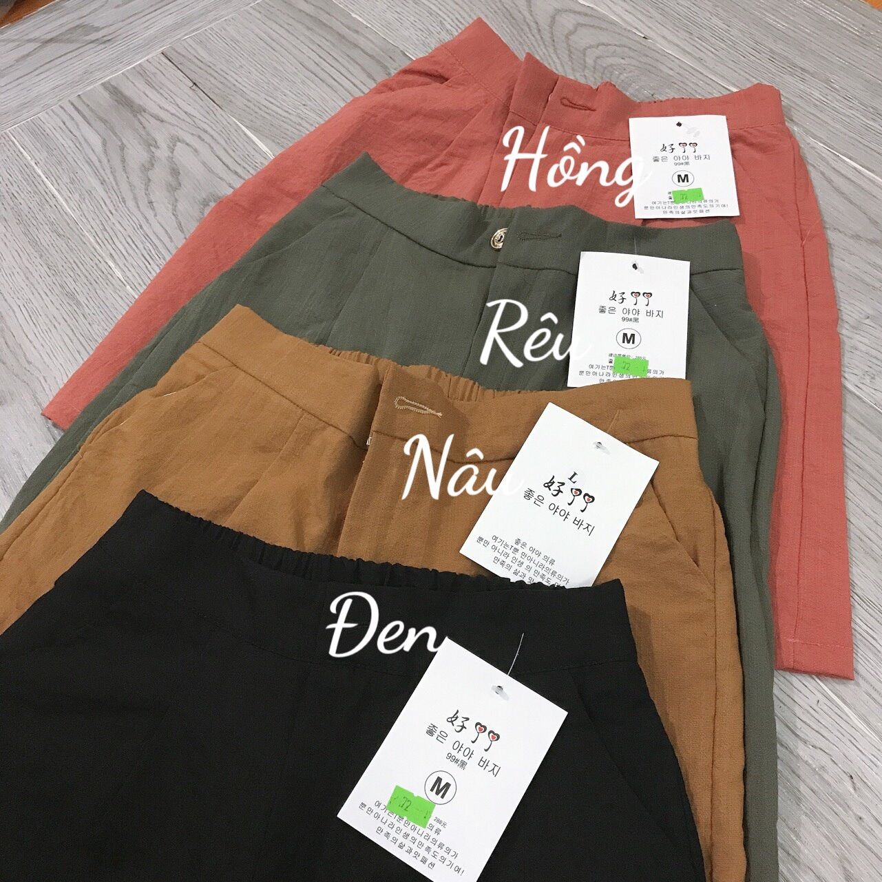 Quần Sóc Đũi Khuy Cao Cấp
