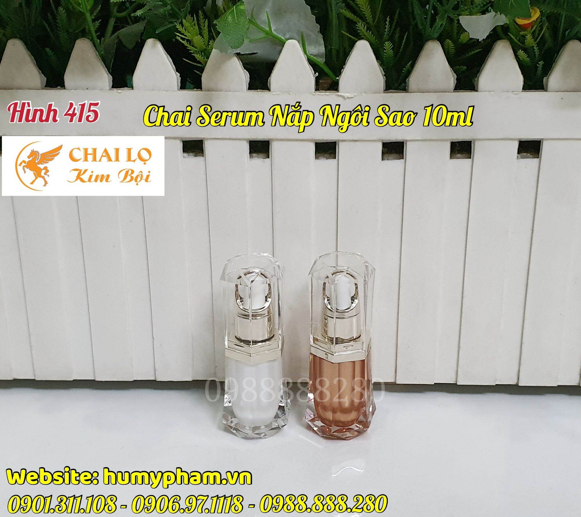 Chai chiết serum nắp ngôi sao 10ml