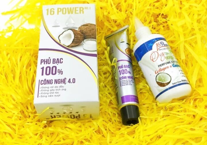 Kem nhuộm phủ bạc 16 power
