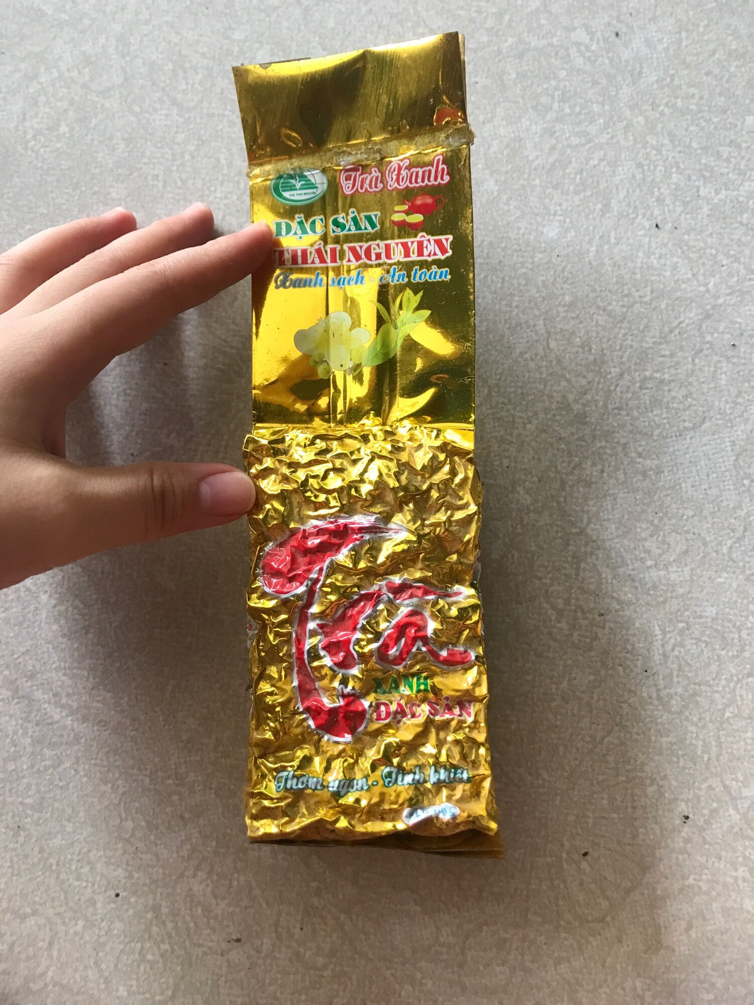 100g chè búp Thái Nguyên xanh sạch thơm ngon giá rẻ