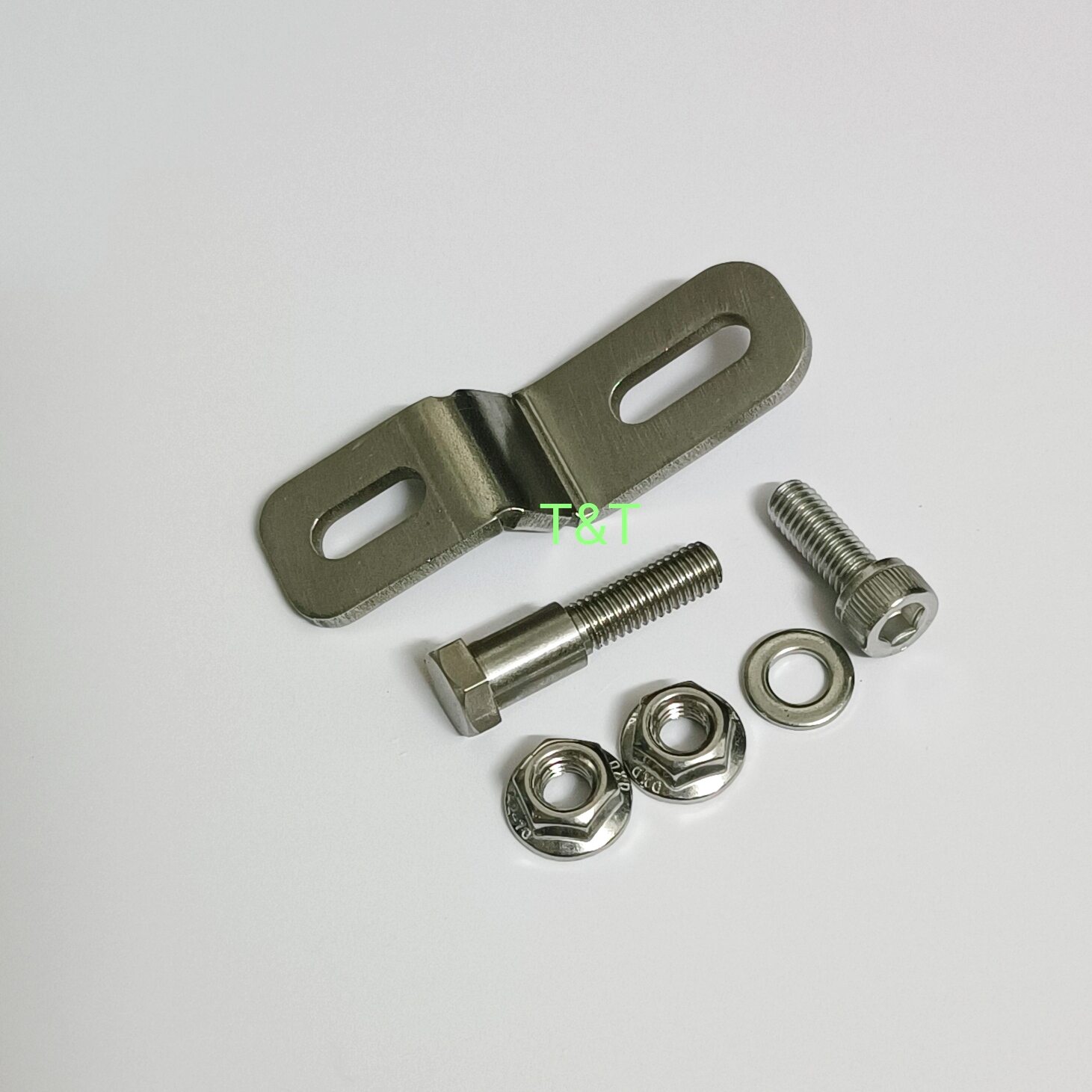 Bộ bulong dài tay côn + pát inox 304 lắp trợ sáng l4x cho ex150, ex155