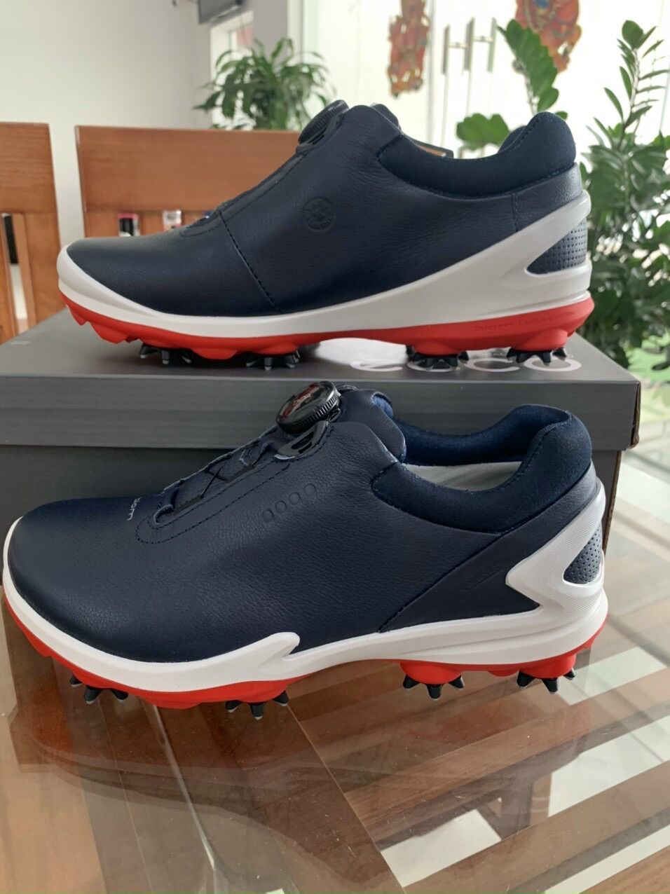 Giày golf Ecco nam đế đinh cao cấp