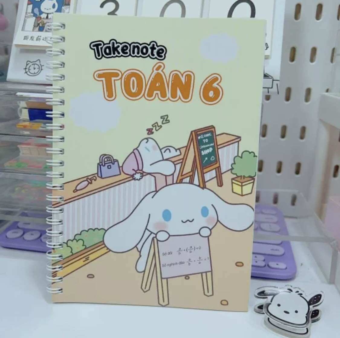 Toán 6 takenote sổ tay khổ giấy a5 a6