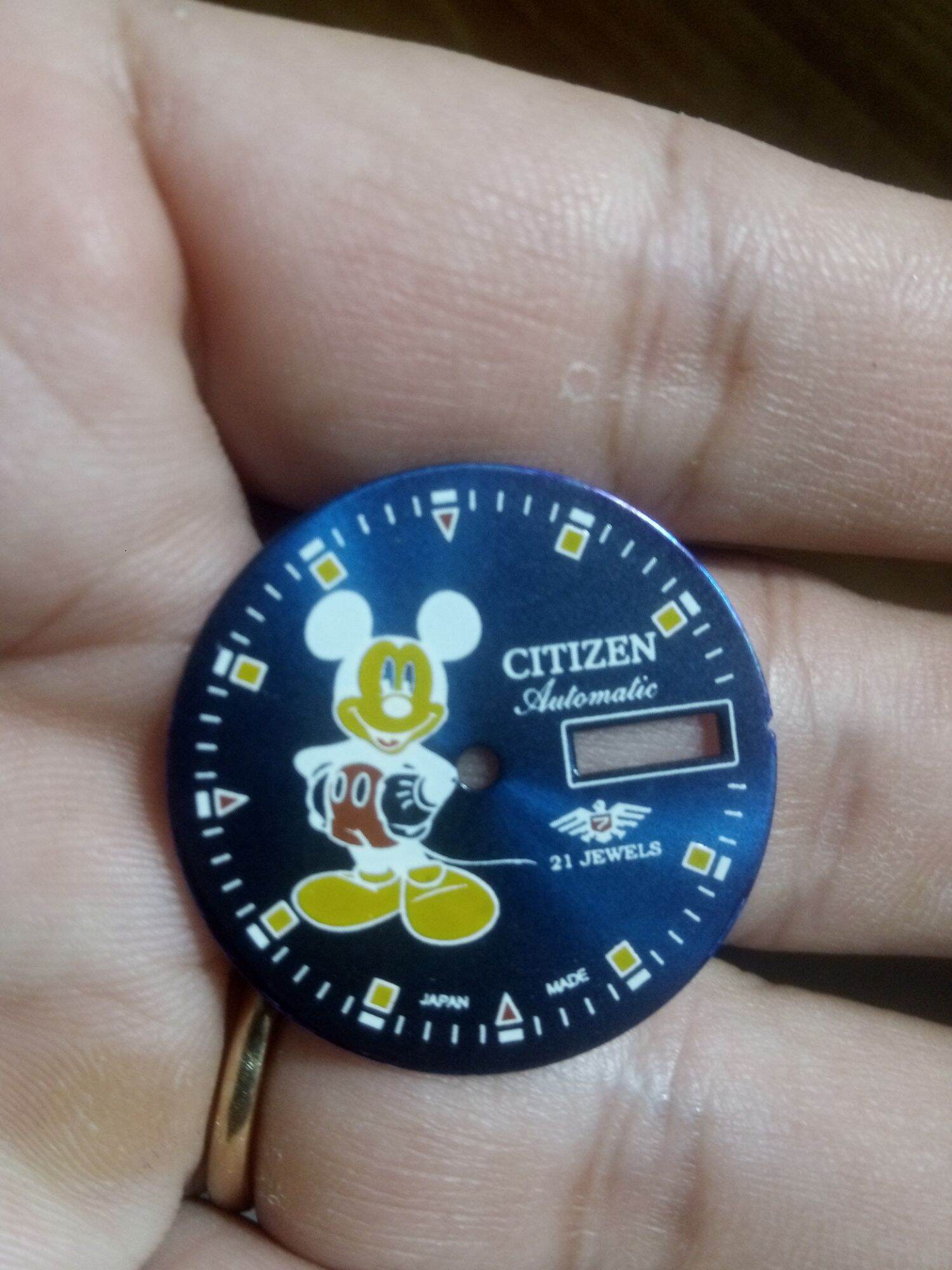Mặt đồng hồ Citizen cơ automatic  kích thước 29mm phù hợp cho máy miyota 8205-citizen 8200