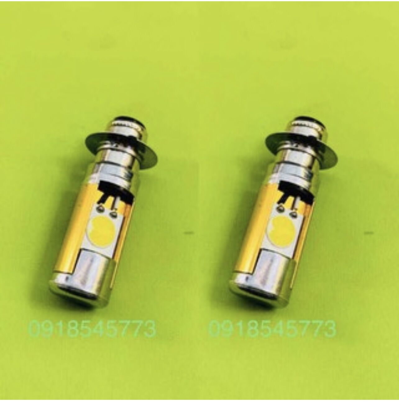 Đèn led xe máy - Bộ 2 bóng led cho xe wave 2 bóng