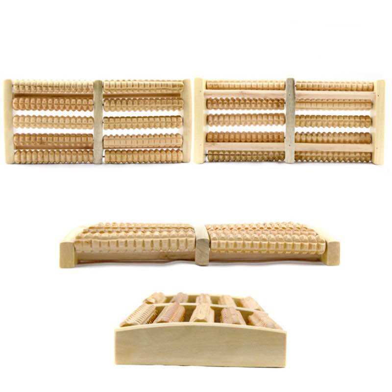Dụng cụ masage chân bằng gỗ 5 thanh