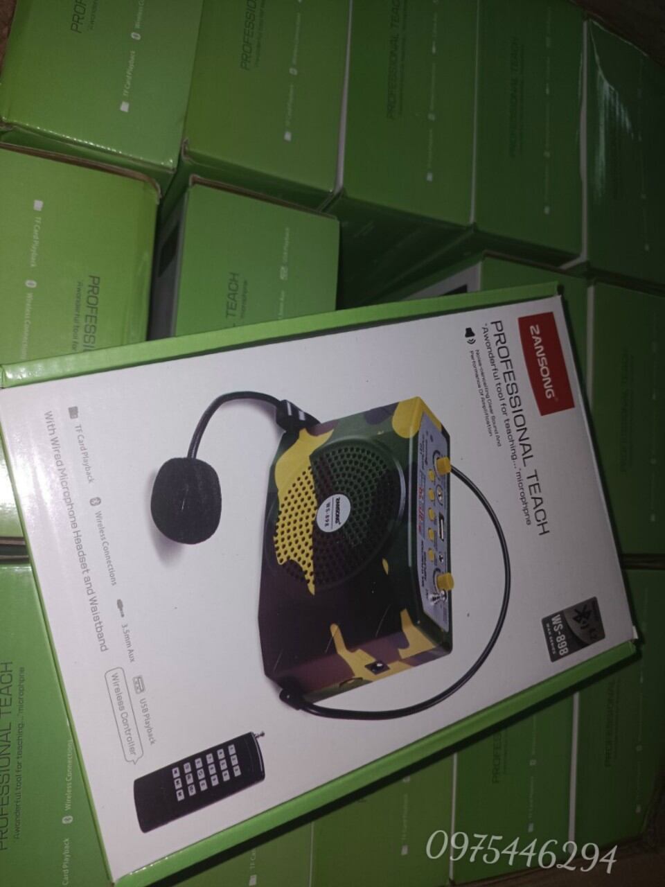Loa ws898 Bluetooth kèm thẻ nhớ