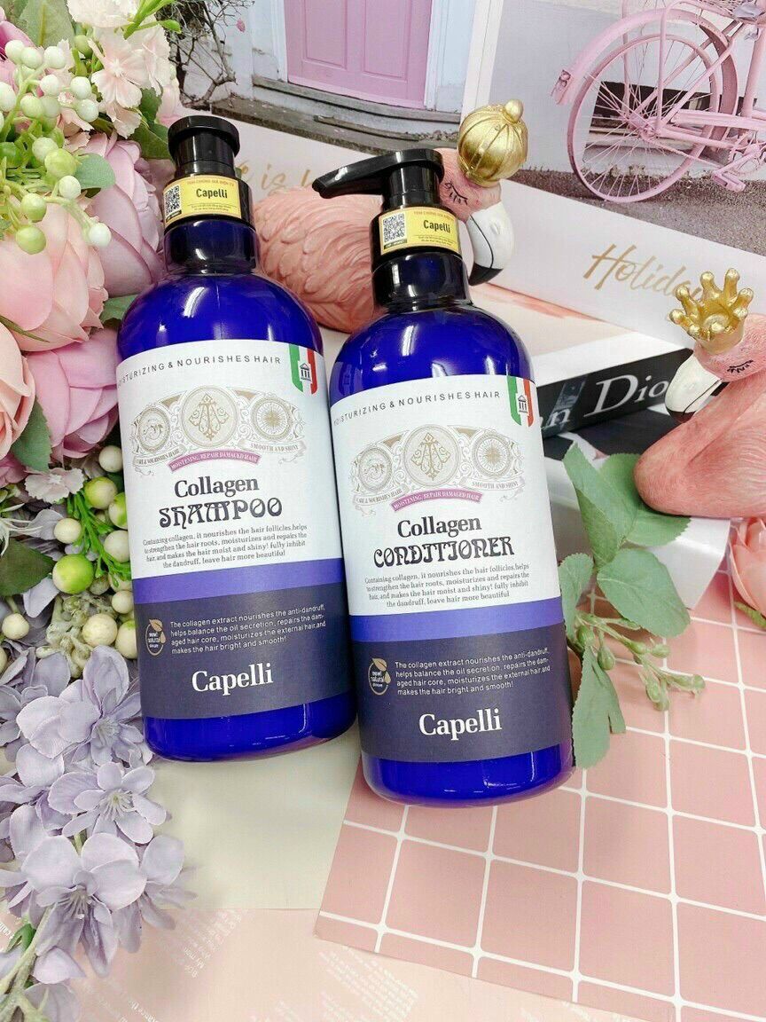 DẦU GỘI COLLAGEN CAPELLI Ý 850ml