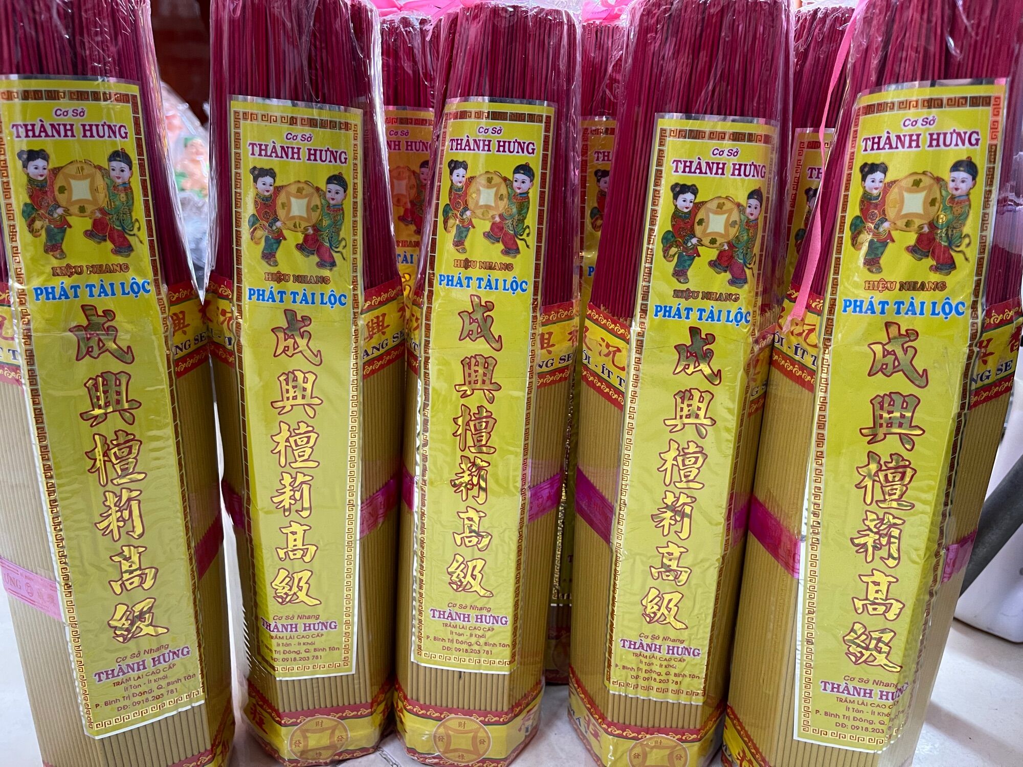Nhang 3 tấc, 4 tấc, 5 tấc thành hưng hương lài