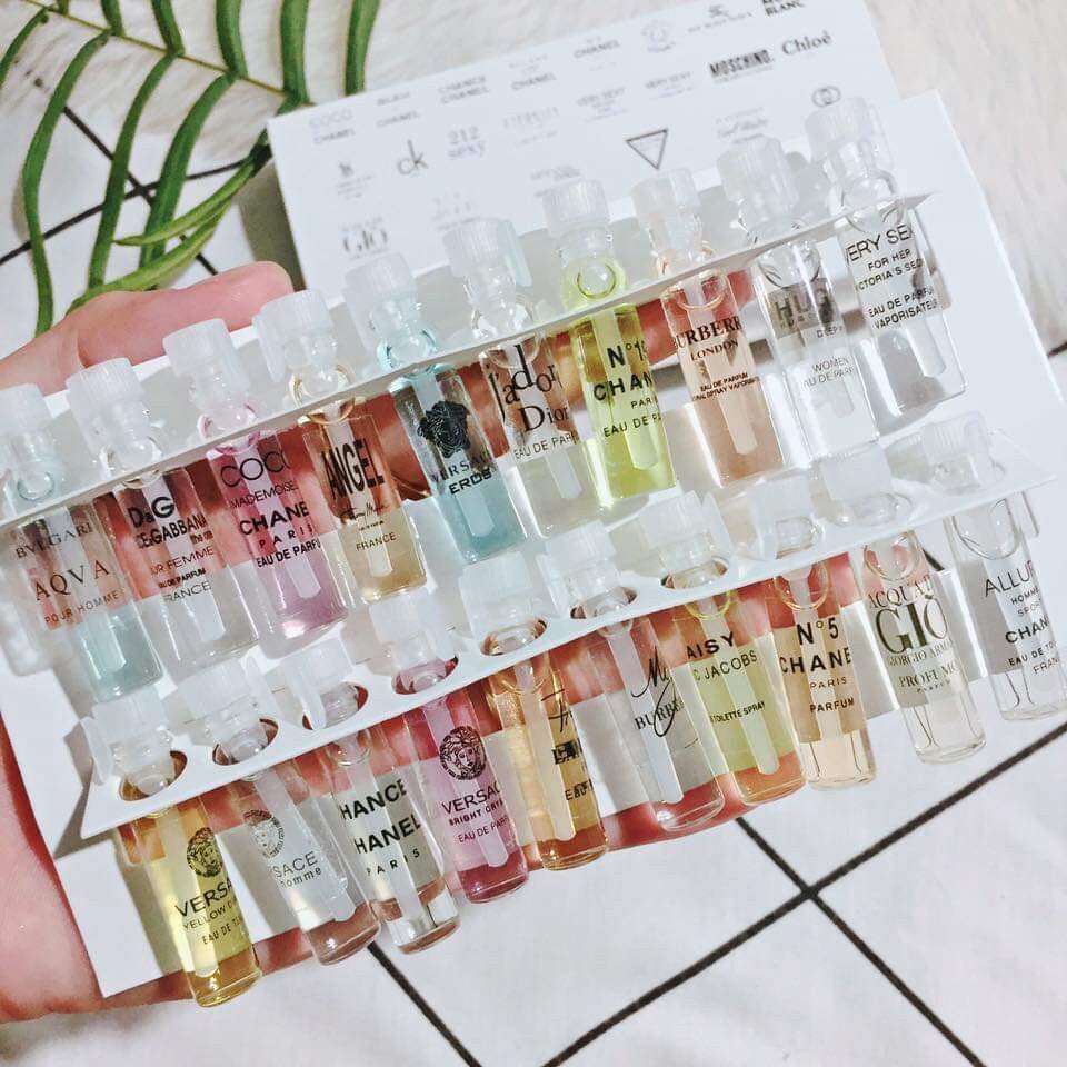 Set 20 lọ nước hoa mini siêu thơm