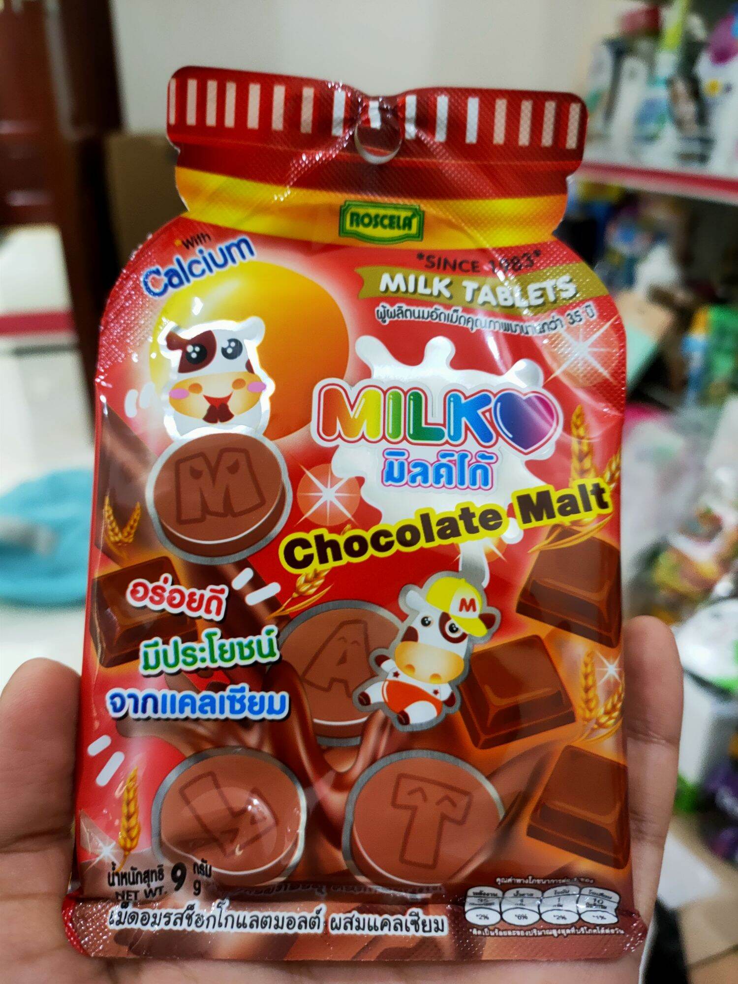 Kẹo sữa bò thái lan hokkaido milk 9gram