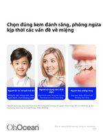 Kem Đánh Răng Trắng Sáng Chống Sâu Răng Dành Cho Niềng Răng Fluoride Mài Mòn Thấp 40g