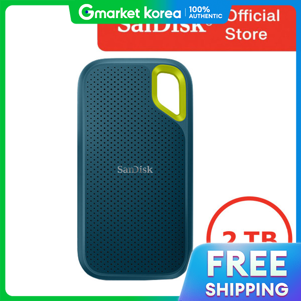 SanDisk | Ổ cứng SSD di động ENL SanDisk Extreme Portable E61 2TB (2TB) dung lượng lớn hiệu năng cao