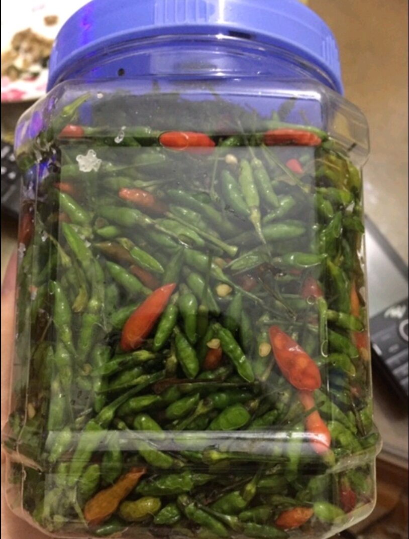 Ớt gió hà giang đồng văn muối hột hủ 300g