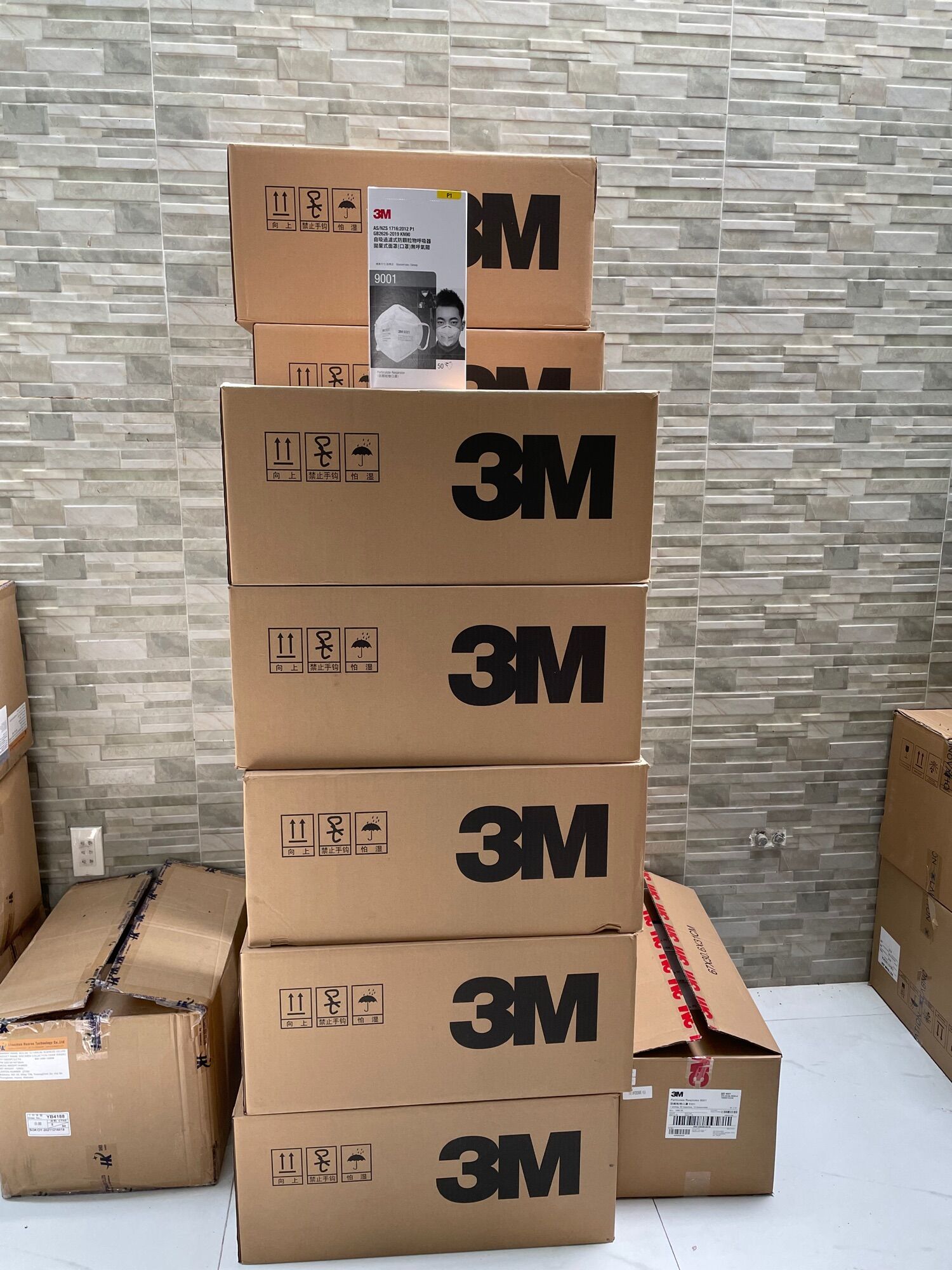 KHẨU TRANG 3M CHÍNH HÃNG MÃ 9001