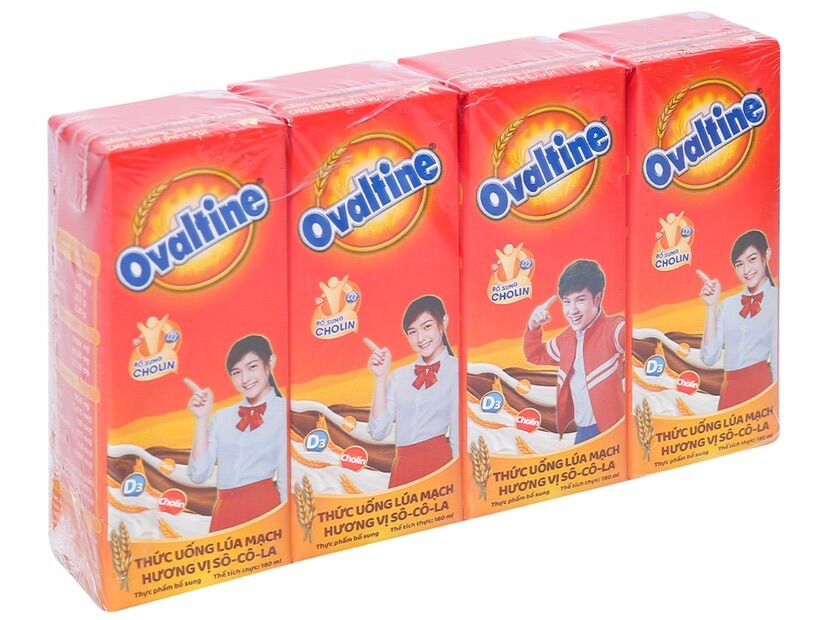 [HCM]Thùng 48 hộp sữa Ovaltine 180ml