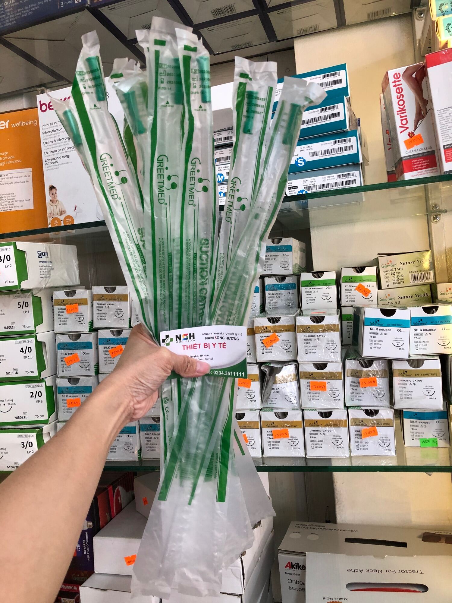 ❤️[COMBO 10 SỢI] [KHÔNG KHOÁ] Dây hút dịch đàm nhớt SUCTION CATHETER dây hút đờm nhớt dịch không van