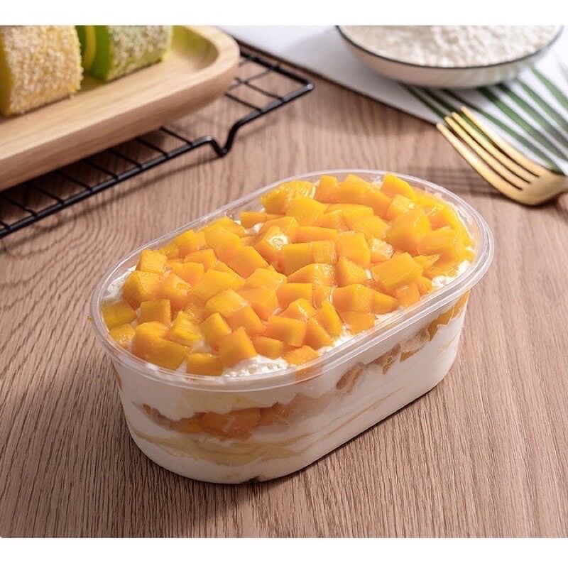 Hộp đựng bánh mousse bầu dục (10c)