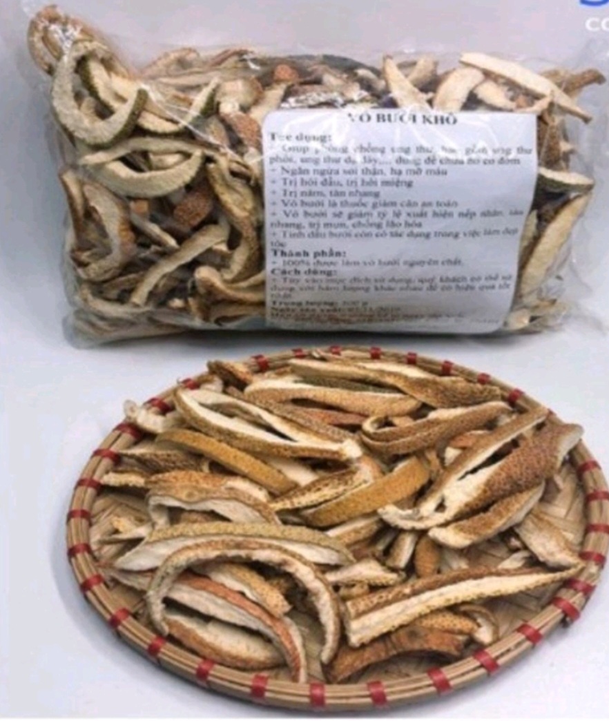 1 Ký Vỏ Bưởi Khô Thơm, Sạch