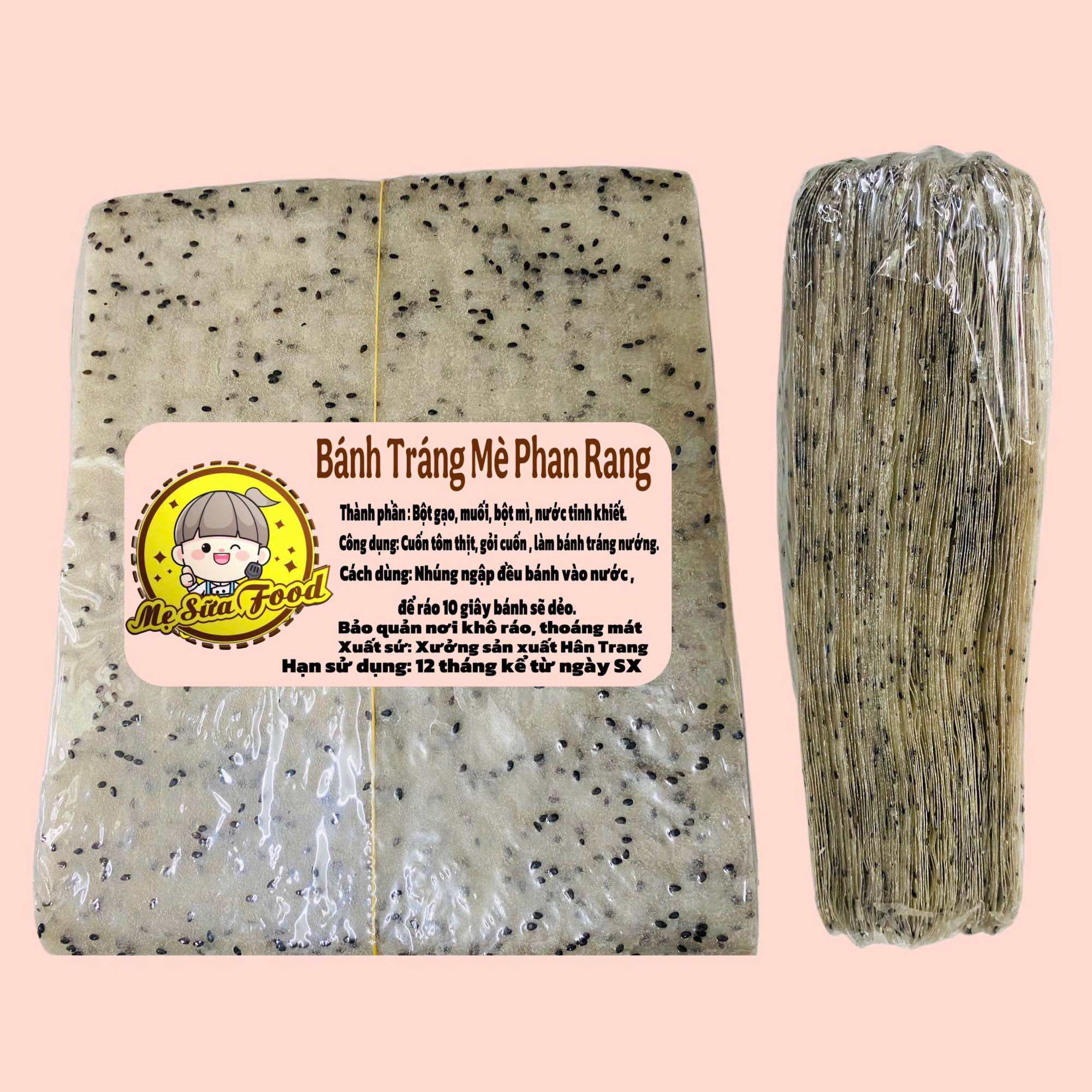 2kg-2kg2 100 bánh tráng mè Phan Rang