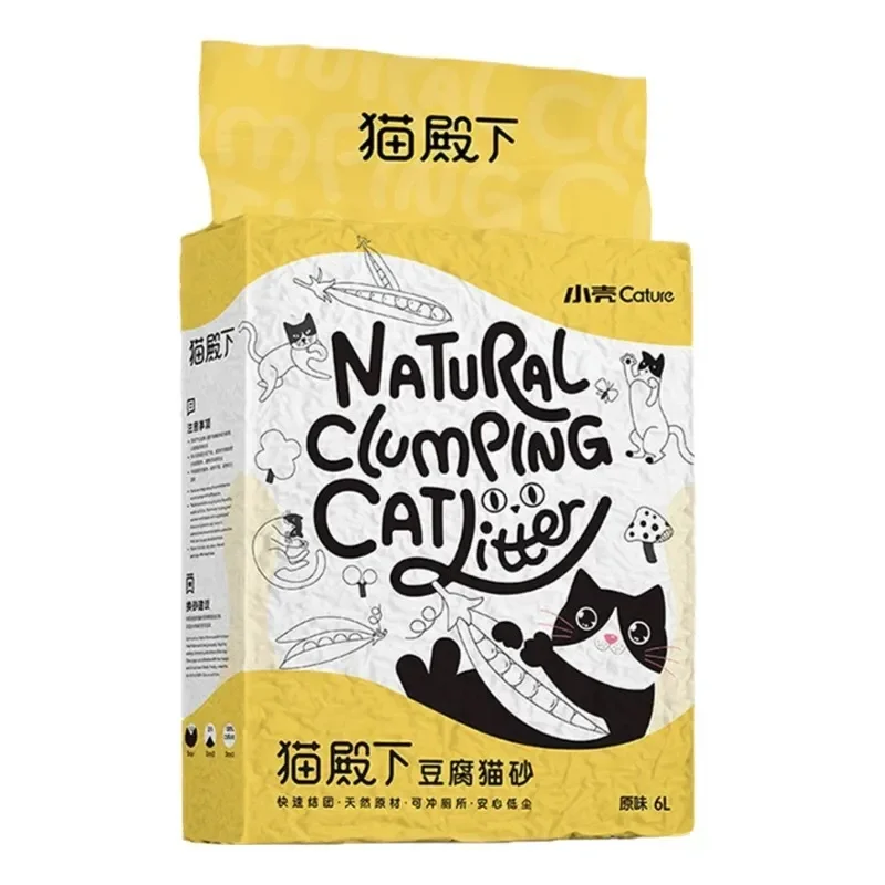 CATURE TOFU - Cát Đậu Nành Cho Mèo Hương Sữa Hàng Nội Địa Trung TÚI 6L thumbnail