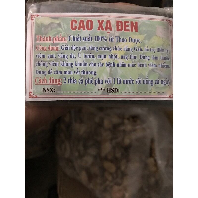 Cao xạ đen cô đặc miếng 100g