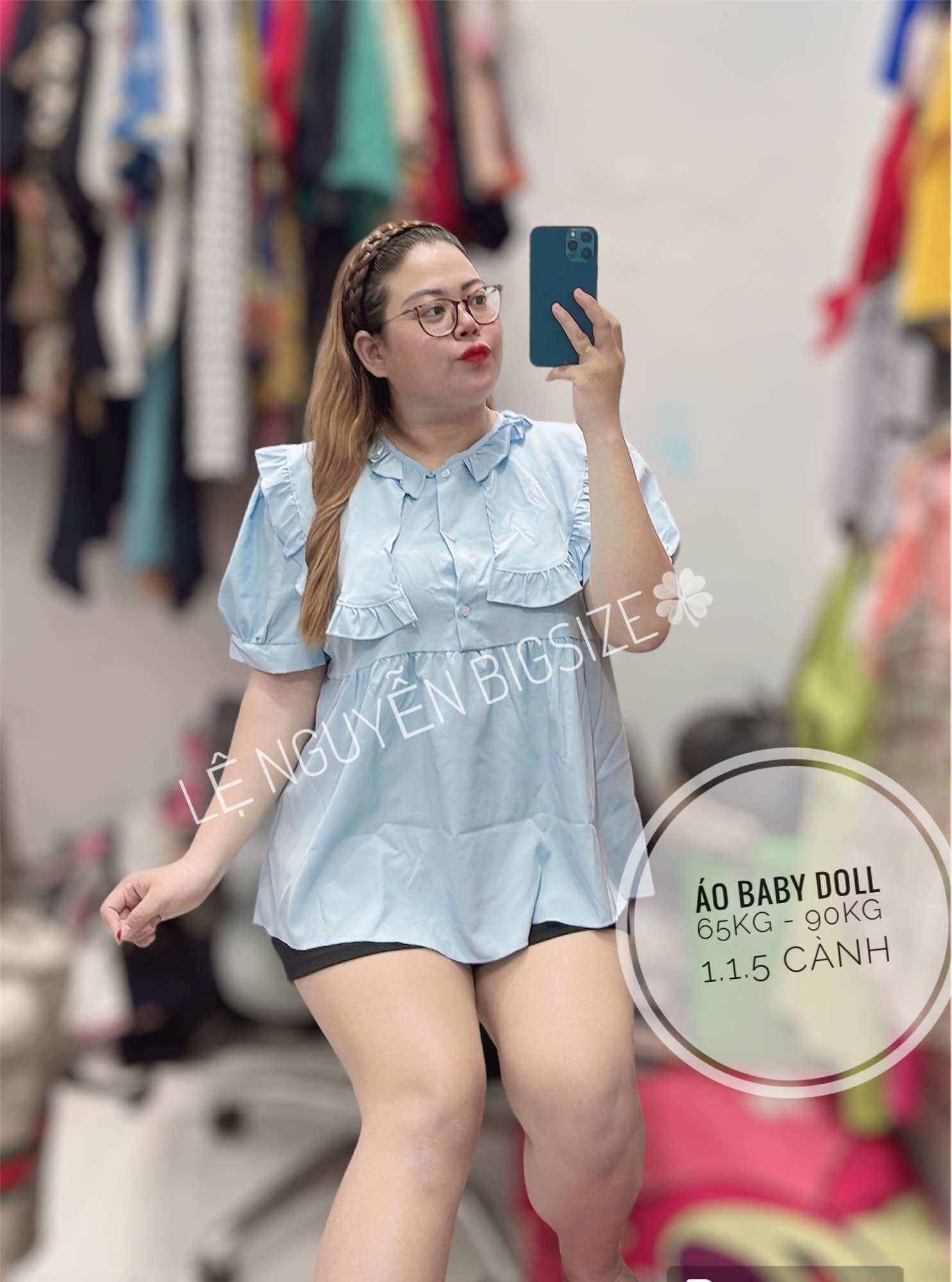 ÁO BABY DOLL BIGSIZE 65-90kg