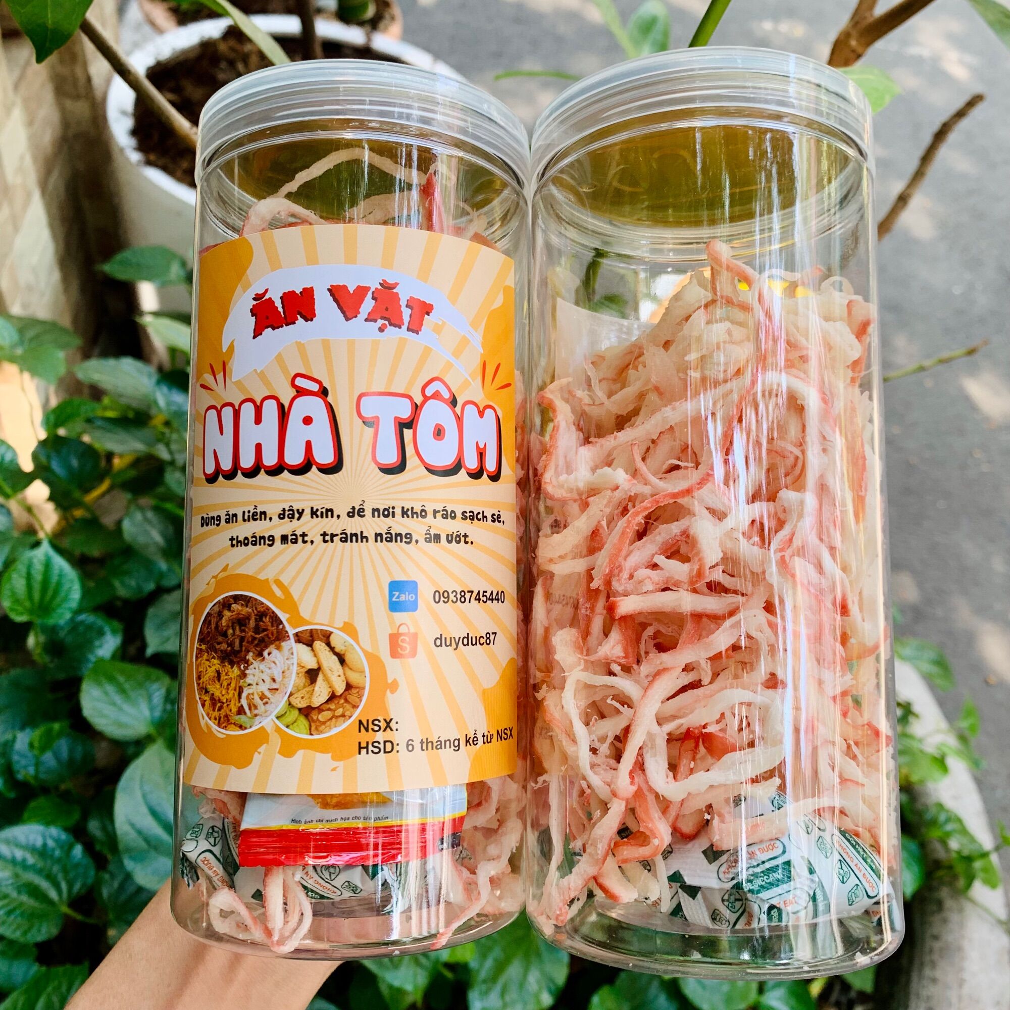 Mực xé sợi hấp dừa thái lan 250gr