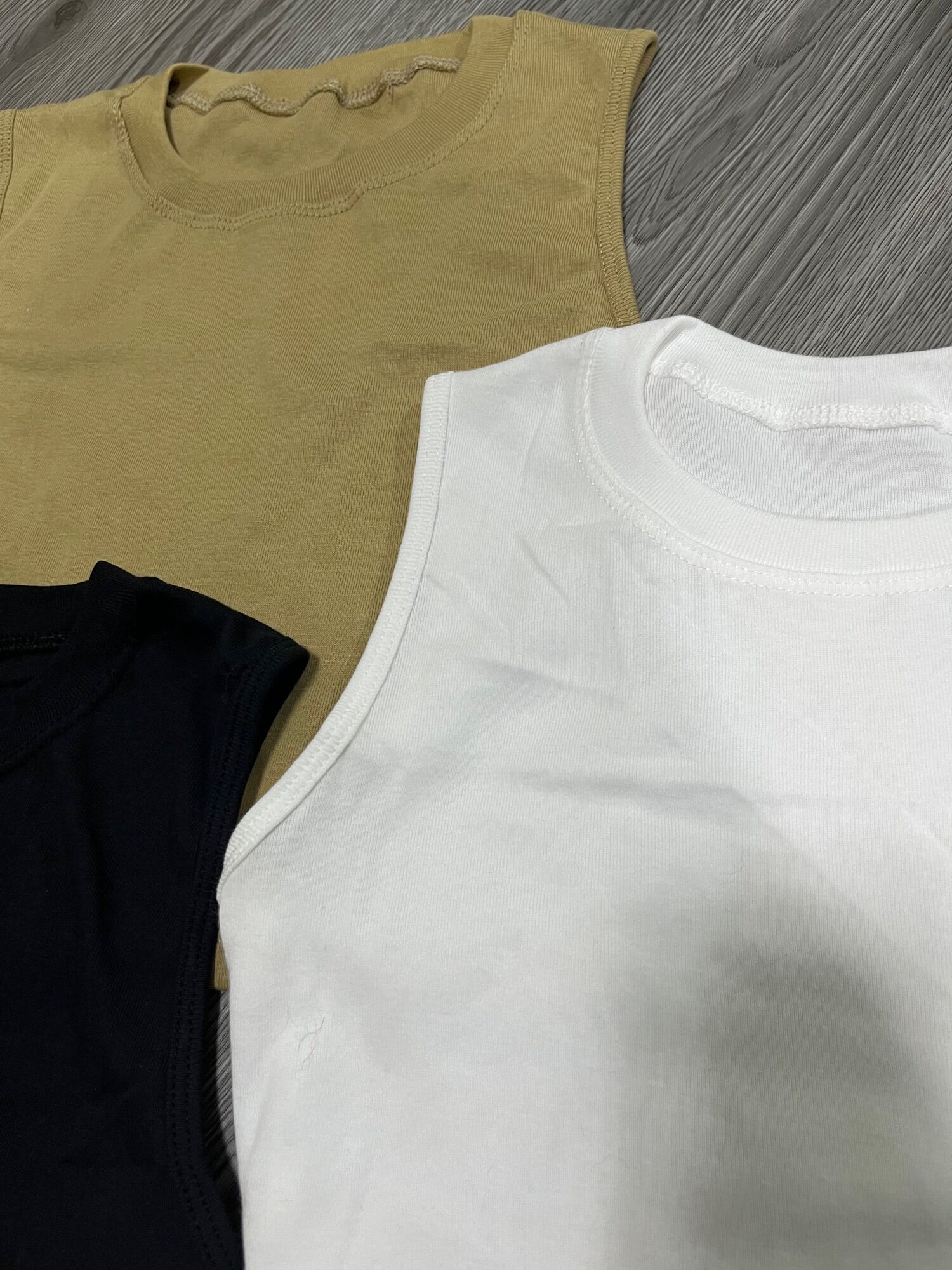 Áo ba lỗ dáng croptop kèm ảnh thật B3