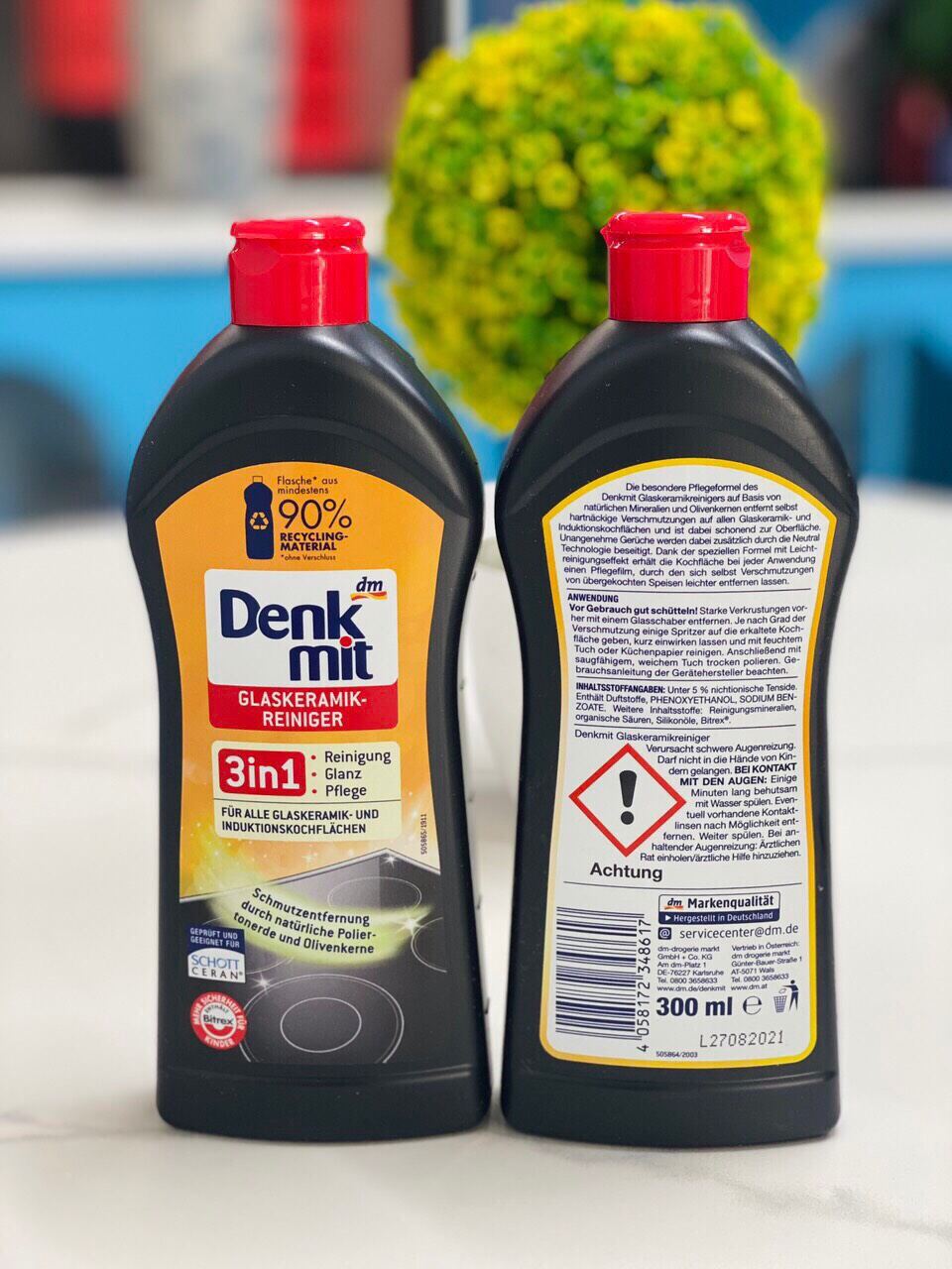 Tẩy rửa bếp từ Denkmit 3in1
