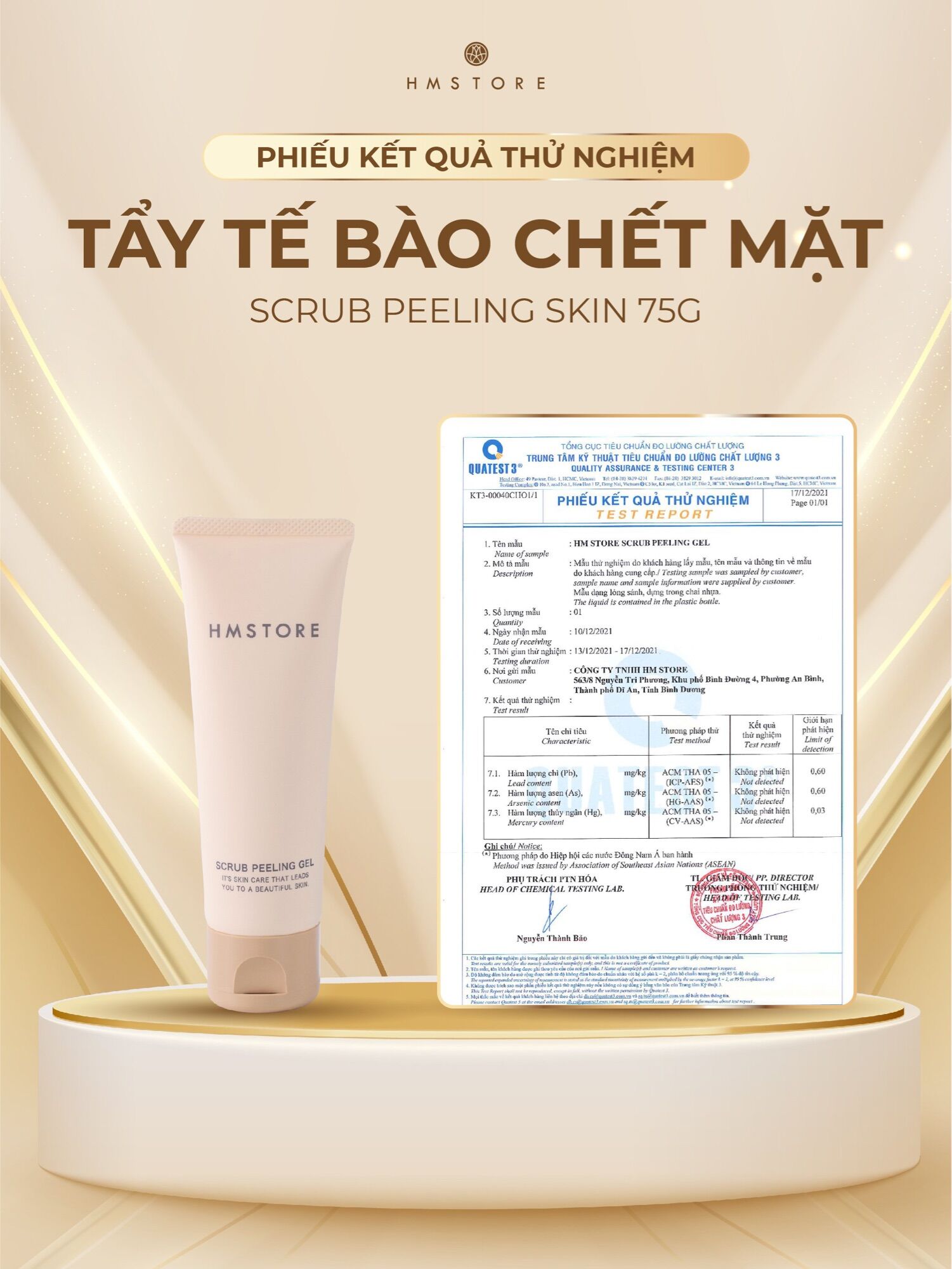TẨY TẾ BÀO CHẾT FACE VÀ BODY HM STORE