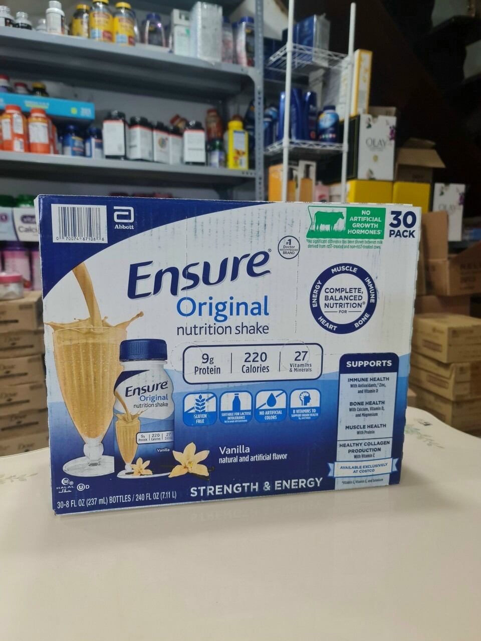 Sữa ensure nước Mỹ thùng 30chai