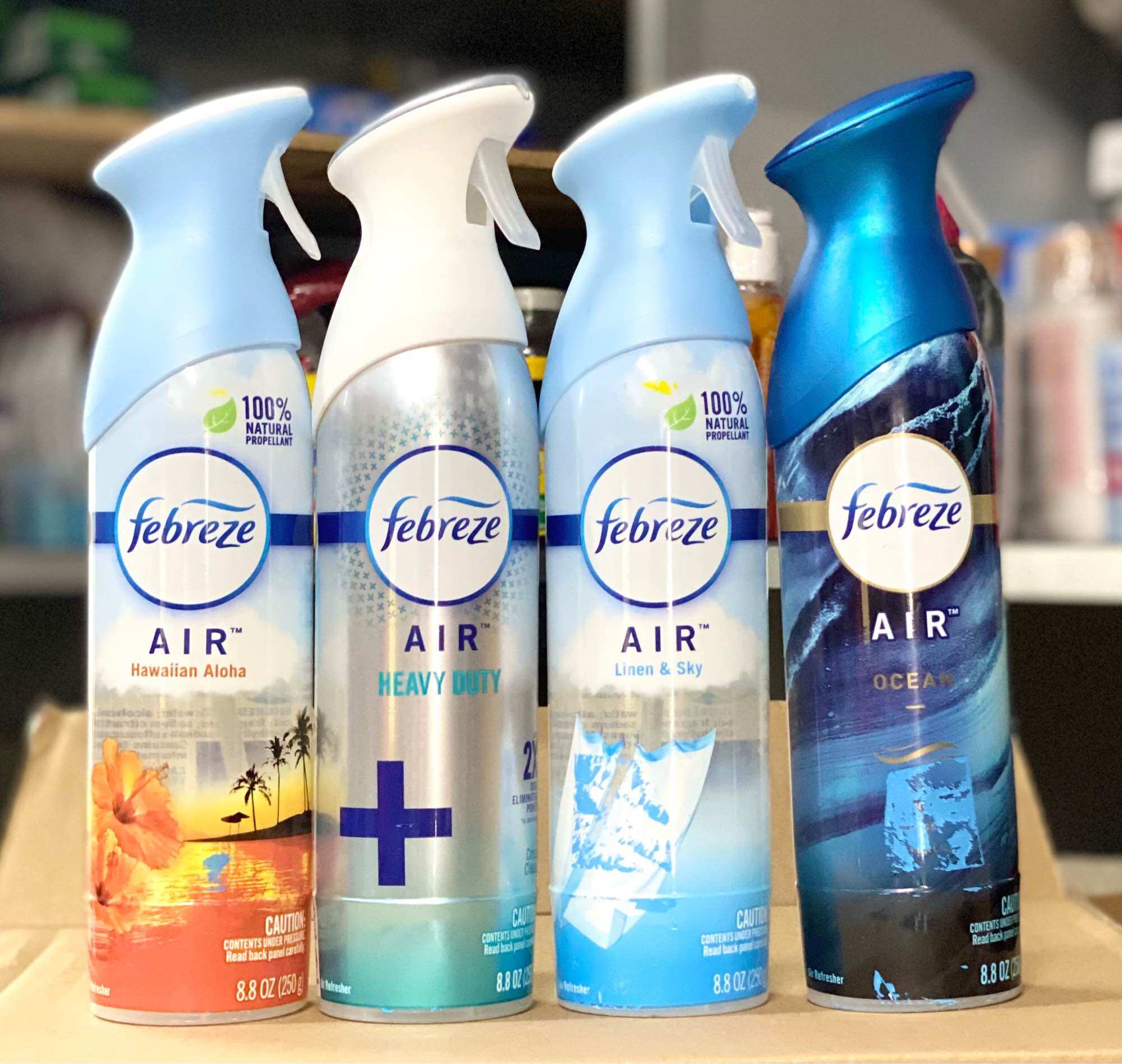(1 chai) XỊT THƠM PHÒNG DIỆT KHUẨN, TẠO KHÔNG KHÍ TƯƠI MÁT & KHỬ MÙI FEBREZE AIR - 1 chai 250G USA