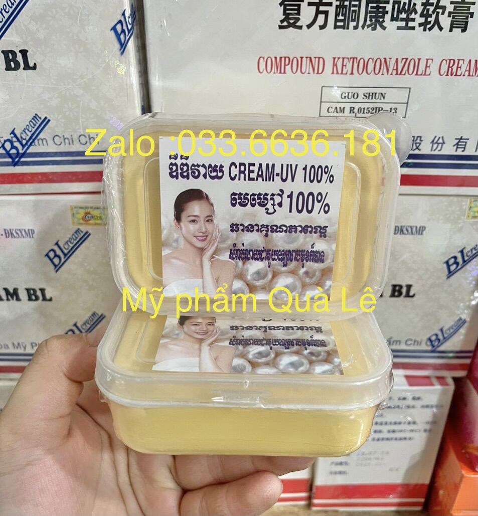 Kem cốt uv Thái Ngọc trai lớn hủ 100g