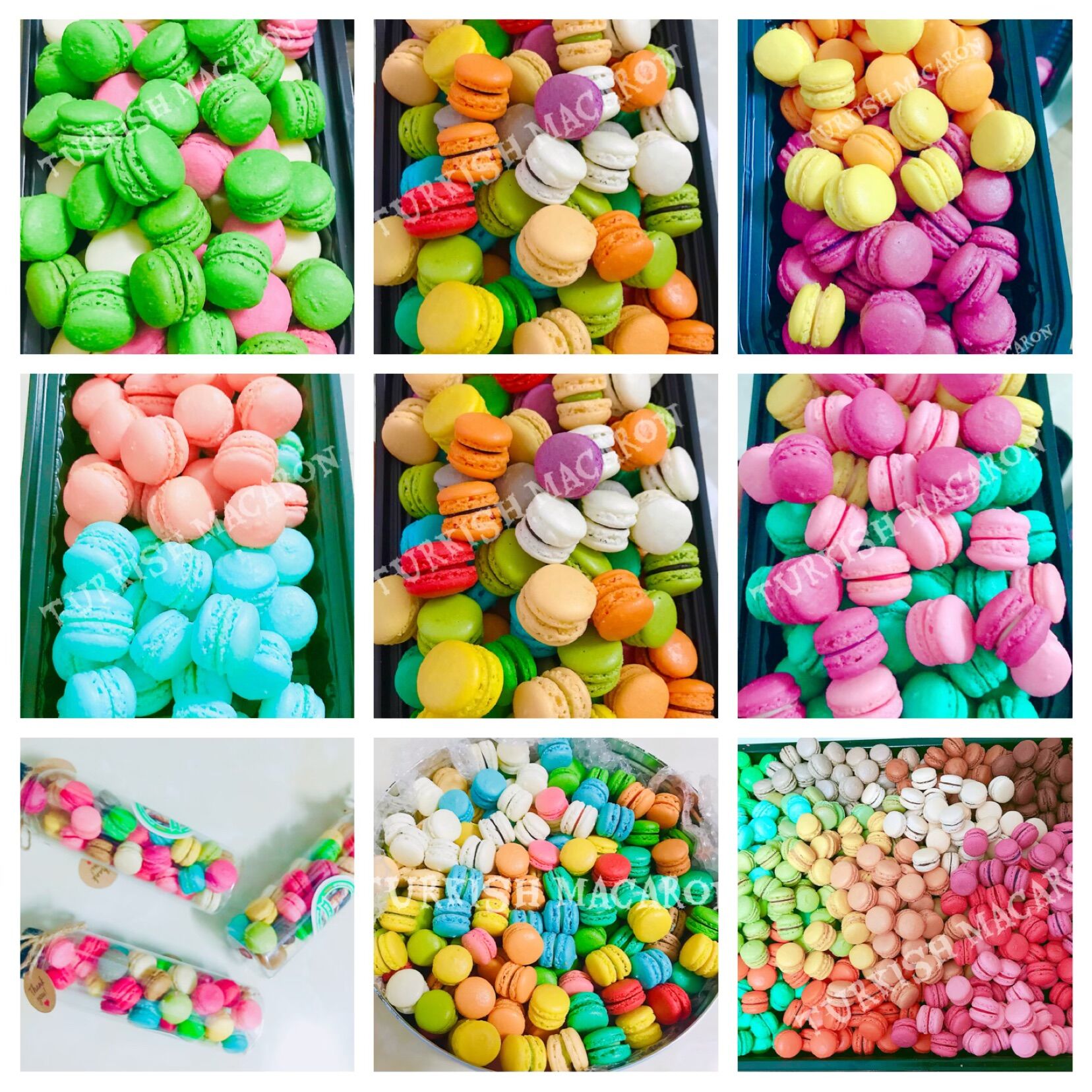[HCM]Bánh MACARON- 100 viên mix vị - giá sỉ