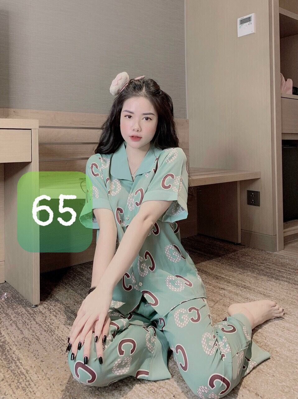 Bộ lụa Pijama lụa loại 1 chất mềm mịn, mát + Ảnh thật ,Bộ Lụa Mango Tay Ngắn