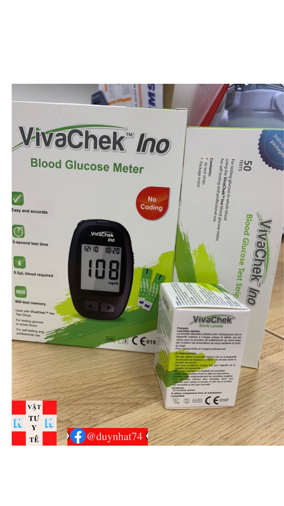 Máy thử đường huyết Vivachek