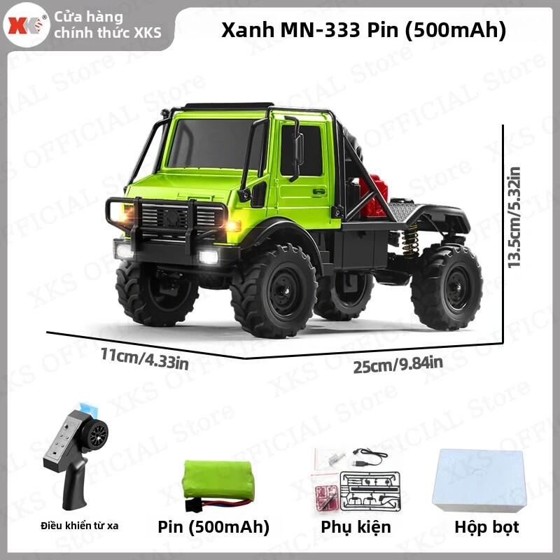 Xe Điều Khiển Từ Xa XKS Mangniu MN333 Tỷ Lệ 1/18 4 Bánh Dẫn Động Mô Hình Cổ Điển U4000 Điều Khiển Từ