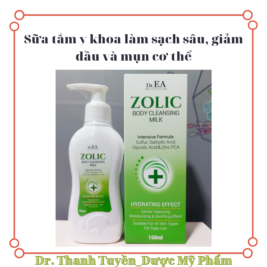 Sữa tắm y khoa ZOLIC body Cleansing Milk 150ml