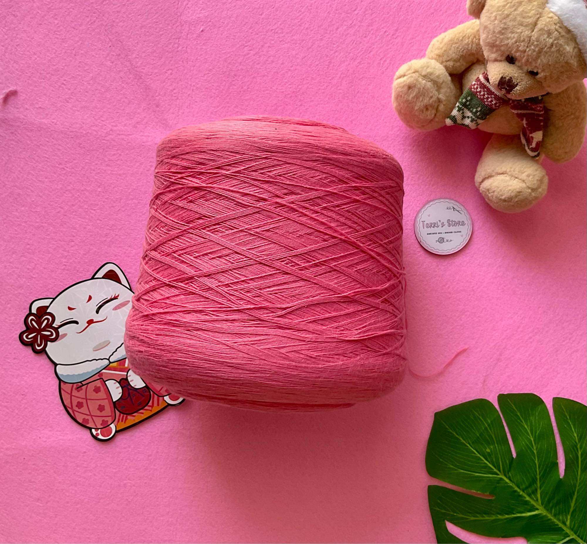 Yarn - sợi 100% cotton nhật - sợi se/xe tròn - sợi mền nhẹ đan móc đồ mùa hè