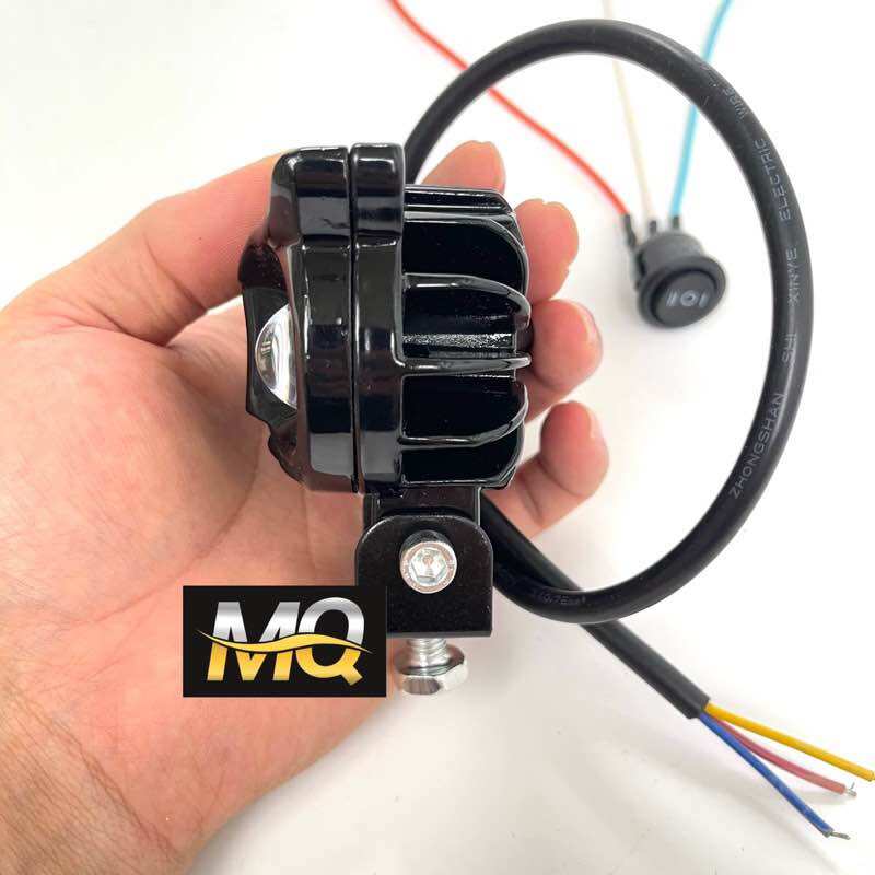 Đèn Trợ Sáng Bi Cầu Mắt Cú 2 Mầu 12 - 85v M3MINI ( Tặng Công Tắc )